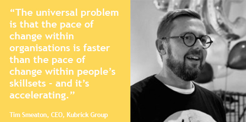 Tim Smeaton Kubrick Group quote 