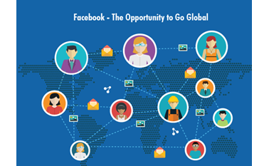 Facebook advert for going global