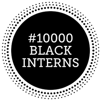 10000 Black Interns logo