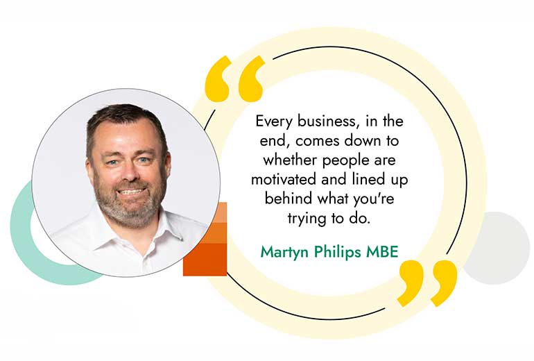 Building Successful Businesses podcast: Martyn Phillips MBE, EP1 - Header Image