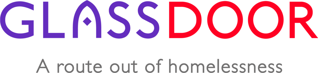 Glass door logo